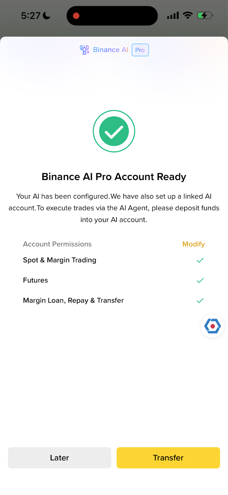 ضبط صلاحيات AI Pro